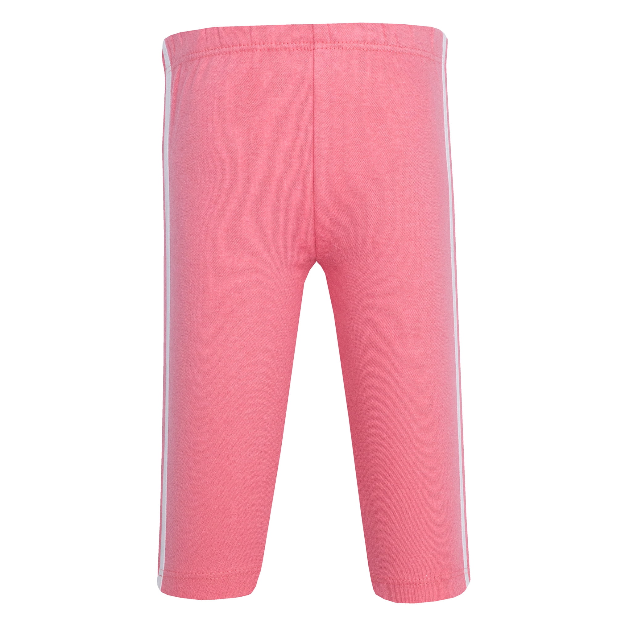 Hudson Baby Girl Cotton Pants and Leggings, Conch Shell Begonia Pink, 9-12 Months