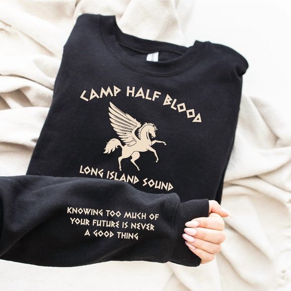 Camp Halfblood Sweatshirt, Camp Half Blood Sweatshirt - Sizes S-5XL ,Art Print JSC
