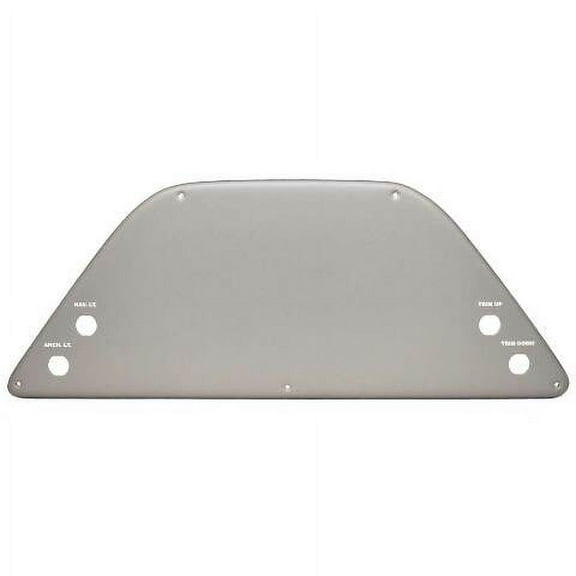 Ranger Boat Blank Switch Panel 321359 | Matte Gray Plastic