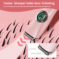 thumbnail image 6 of Ni-SHEN 2 in 1 Women's Electric Shaver, IPX7 Waterproof Bikini Trimmer & Facial Hair Remover, Wet/Dry Body Groomer for Legs, Underarms & Face, 6 of 9