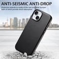 thumbnail image 5 of Allytechgroup for iPhone 15 Protective Case Cover with Magnetic Wireless Charging, Shock-Absorbent PC+TPU & PU Leather Anti-Scratch & Anti-Fingerprint Shockproof for iPhone 15, Black, 5 of 12