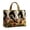 F, variant on Floral Hummingbird Tote Bag Reusable Grocery Bags Cute Shopping Shoulder Handbag with Interior Zipper Pocket Stylish Floral Hummingbird Present for Women