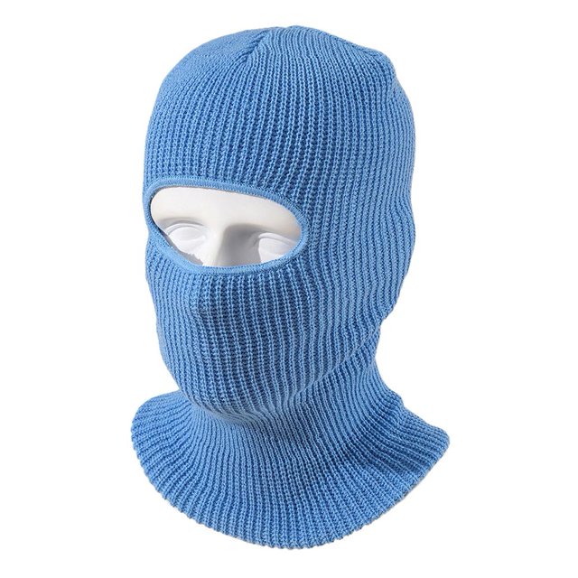 EZLIFE Pasamontañas de invierno de punto, máscara facial completa, máscara de esquí térmica a prueba de viento para hombres Wo δα H5I3