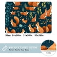 thumbnail image 2 of Squirrel Elegant Polyester Indoor Rug, Non-Slip Chair Rug, Machine Washable Floor Rugs, 2 of 6
