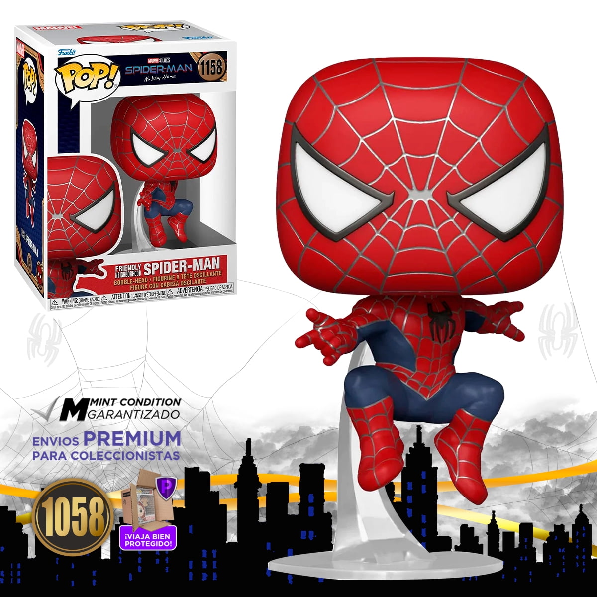 Dvd MuÃ±eco Spiderman Tobey Maguire Figura Spiderman Sam Raimi