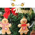 thumbnail image 3 of SAYDY 12PCS Gingerbread Man Ornaments for Christmas Tree Assorted Plastic Gingerbread Figurines Ornaments for Christmas Tree Hanging Decorations 3 Inch Tall A, 3 of 6