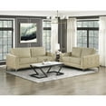 thumbnail image 5 of Lexicon Cazon Microfiber Fabric Sofa in Sand, 5 of 6