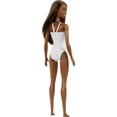 thumbnail image 2 of Traje de baño Barbie Doll Beach con diseño de bandera estadounidense, morena, 2 of 5