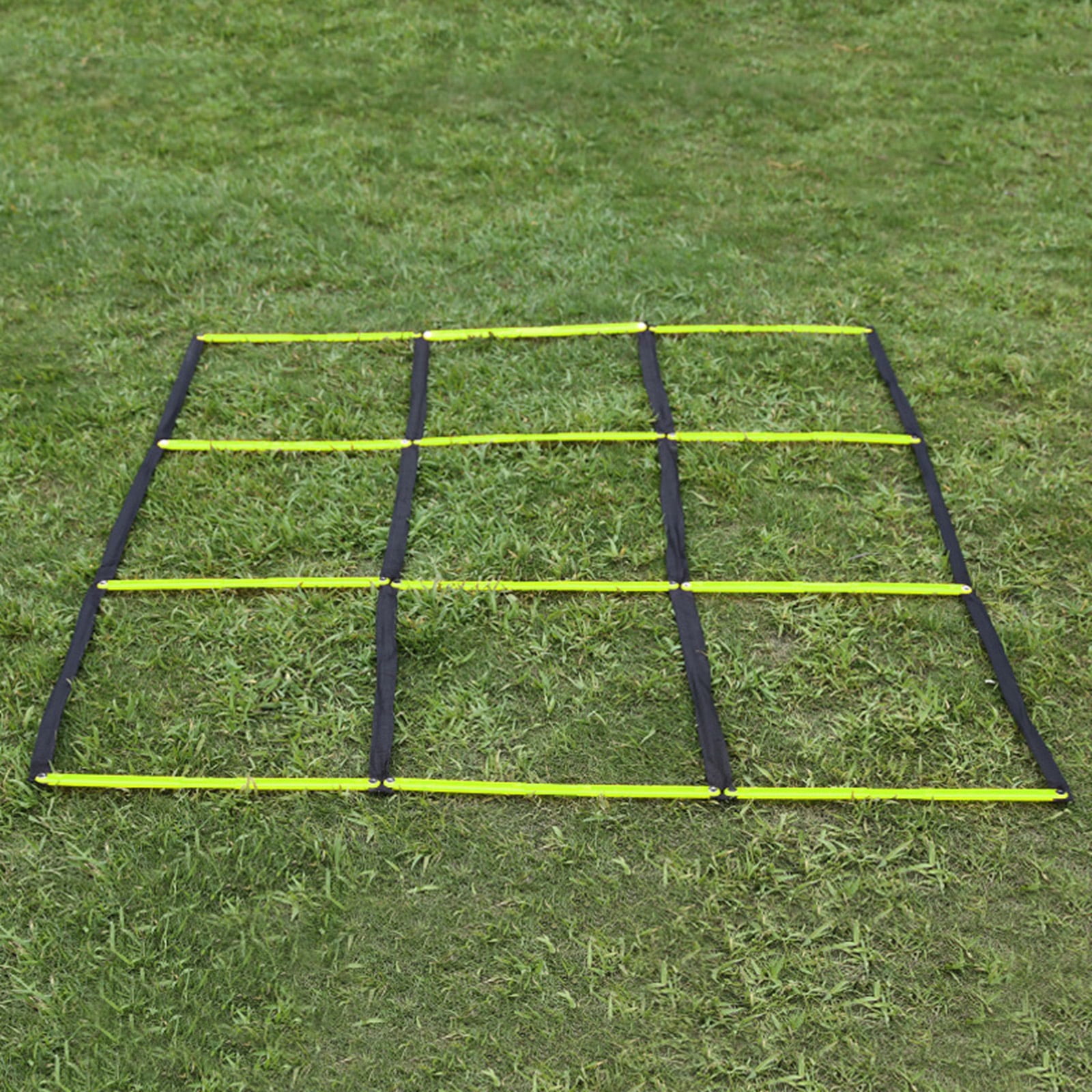 Adjustable Speed Agility Ladder with Rungs for Football Basketball Training, Portable Fitness Equipment Indoor Outdoor