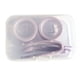 thumbnail image 1 of Cateissary Estuche de transporte para lentes de contacto, organizador de ojos izquierdo y derecho, caja contenedora, herramientas de uso, accesorios, Almacenamiento y organización del hogar Púrpura Cateissary HA012423-03, 1 of 6