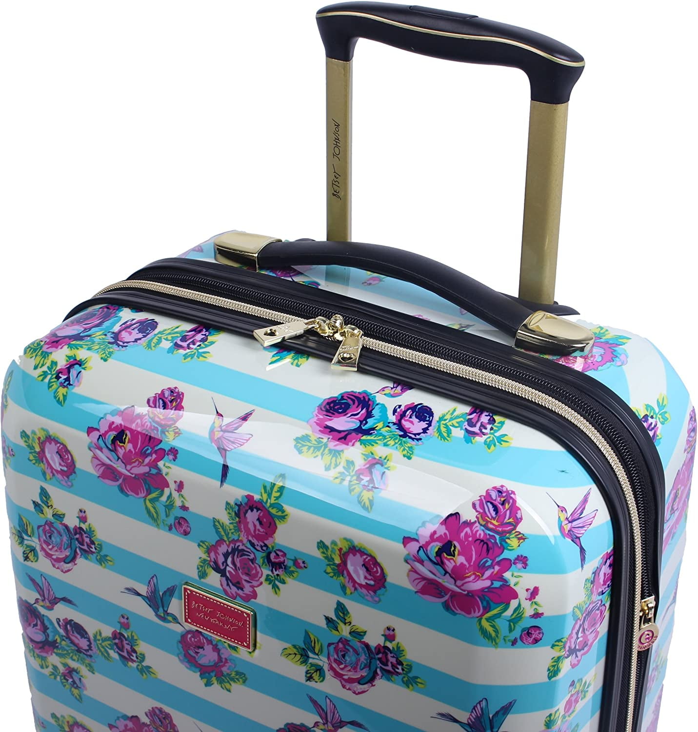 Betsey Johnson Designer 20 Inch Carry On Expandable ABS PC