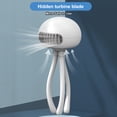 thumbnail image 2 of Ventilador sin aspas USB Mini ventilador portátil con forma de medusa Deformable Recargable, 2 of 8