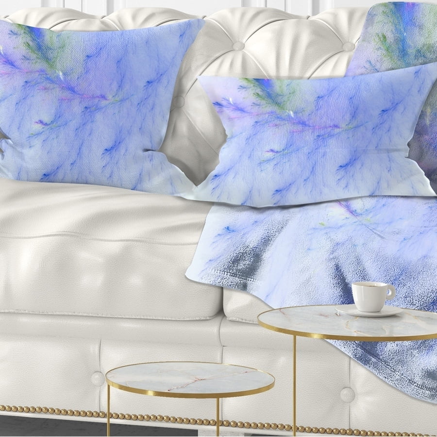 x 26 in in Designart CU16041-26-26 Light Blue Veins of Marble Abstract Cushion Cover for Living Room Sofa Throw Pillow 26 in