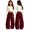 C796/Wine, variant on XIYON Girls Sweatpants Kids Baggy Wide Leg Sweatpants Elastic Waist Joggers with Pockets Relaxed Fit Casual Trousers 5-6 Years