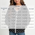 thumbnail image 4 of Xdegoge Tween Girls Polka Dot Zip Up Hoodie Long Sleeve Black Jacket with Pockets Casual Fall Winter Outerwear Sweatshirts, Size 9-10, 4 of 7