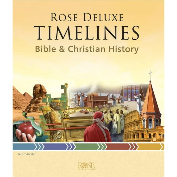 Rose Deluxe Timelines: Bible and Christian History (Hardcover)