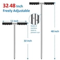 thumbnail image 4 of Stainless Steel Soil Probe, Adjustable Ground Rod Tool for Locating Septic Tanks, Underground Pipes, Water Pipes, 4 of 8