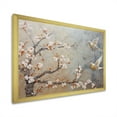 thumbnail image 2 of Designart "Serene Landscape White and Grey Birds on Floral Tree II" Animals Framed Wall Art Decor - Modern Farmhouse White Bird Living Room Framed Canvas Art, 2 of 6