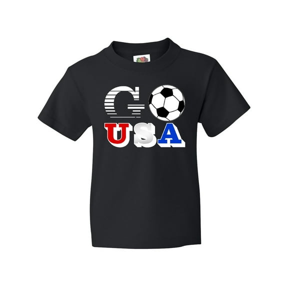 Inktastic Go, USA- Soccer, Football Youth T-Shirt