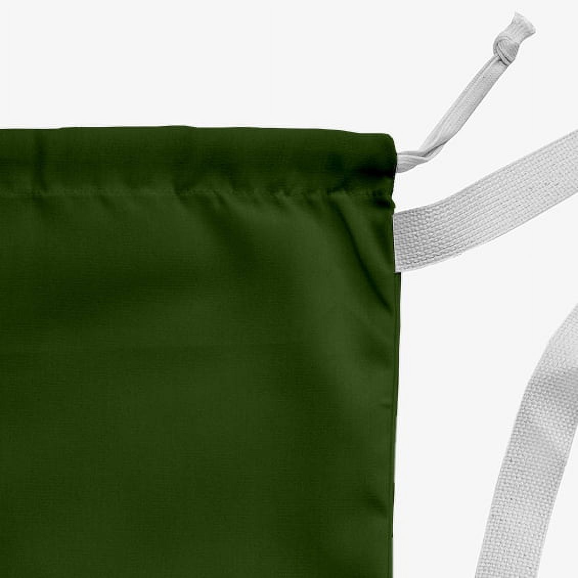 Simply Daisy Peace 28 x 36 inch Dark Green Laundry Bag