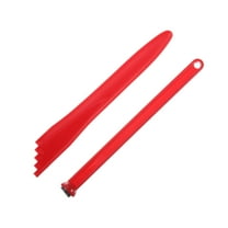 Uxcell 2 Pcs Canning Kits Included Magnetic Lid Lifter, Bubble Popper Bubble, Red