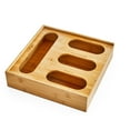 thumbnail image 2 of Better Homes and Gardens Plastic Bag Drawer Organizer, Bamboo, Natural Finish, Well Suited to Kitchen Organization and Accessibility, 2 of 14