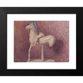 thumbnail image 2 of Marie Henriques 14x12 Black Modern Framed Museum Art Print Titled - Horse with Rider (Acropolis Museum Inv. 700) (1911), 2 of 5