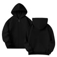 thumbnail image 3 of Kids Girls Boys 2 Piece Tracksuit Athletic Sweatsuits Sets Full Zip Hooded Sweatshirt and Jogger Sweatpants Clothing Sets, 3 of 7