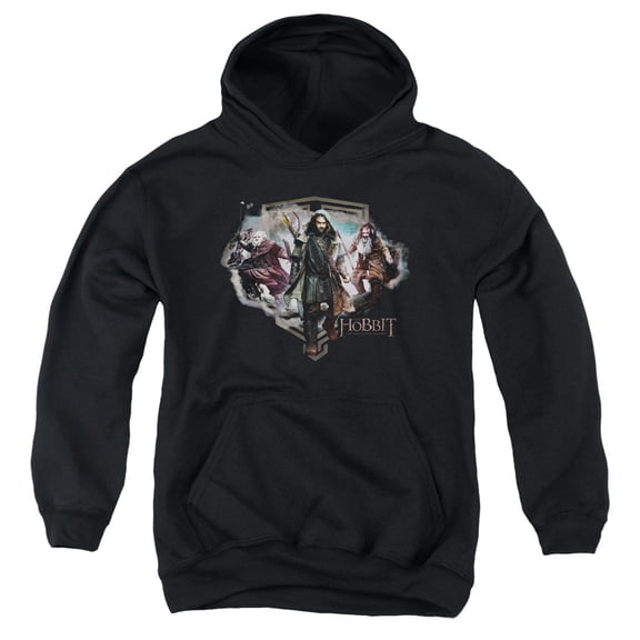 The Hobbit - Three Dwarves - Youth Hooded Sweatshirt - X-Large
