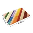 thumbnail image 3 of Roiihwy Bath Mat, Ultra Absorbent Quick Dry Bathroom Floor Mats-Rubber Non-Slip Thin Bathroom Rug Fit Under Door, Faux Suede Surface Shower Rug for Bathtub, Sink, Shower Room, 3 of 6