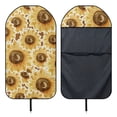 thumbnail image 6 of Uourmeti 1 Pack Car Seat Cover Towel Seat Cover Easy Install, Compatible with Van Truck Seat Car Interior Plush Microfiber Sunflower Theme, 6 of 7