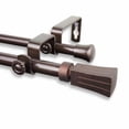 thumbnail image 4 of Home Window Flare Double Curtain Rod 28-48 inch - Antique Gold, 4 of 4