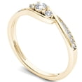 thumbnail image 2 of 1/5 Carat T.W. Diamond Bypass Three-Stone 10kt Yellow Gold Engagement Ring, 2 of 5