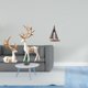 thumbnail image 2 of Estatua de escultura de ciervo,Estatua de ciervo,adorno de mesa,decoración del hogar,Colecciones de decoración de figuras de pareja de renos enamorados,Escultura de velero,Estatua de velero, 2 of 8