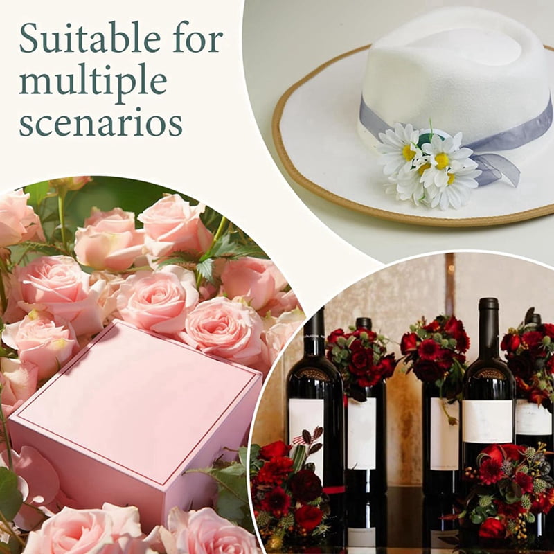 36 Pcs Mini Round Floral Foam Holder,Green Dry and Wet Florist Flower Block Craft Arrangement Supplies for Wine Bottle