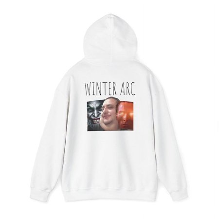 Funny Sigma WINTER ARC Hoodie | Patrick Bateman, mewing, looksmaxxing, jonkler, joker