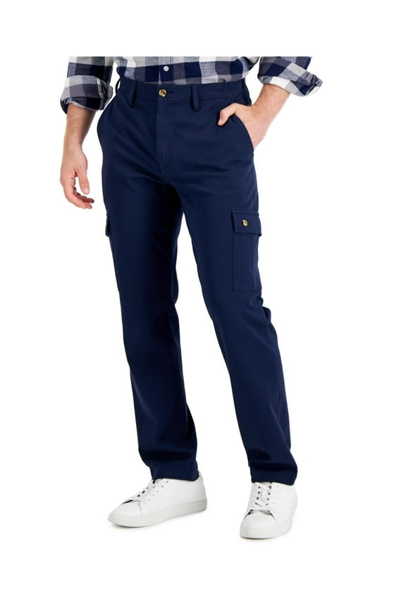 Mens Classic Fit Low Rise Cargo Pants