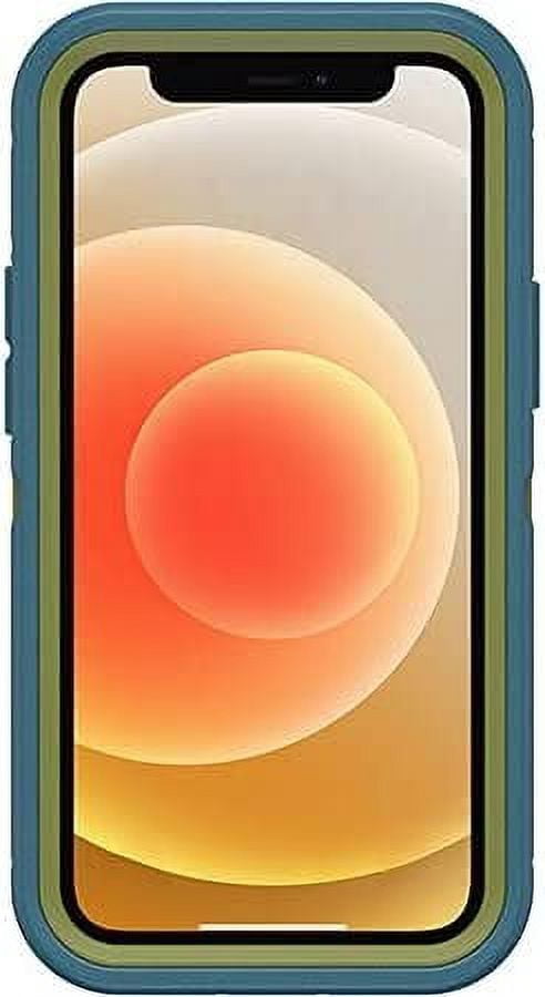OtterBox Defender Series Case & Holster SCREENLESS Edition for iPhone 12 Mini - Retail Packaging - Teal ME About IT Guacamole/Corsair with Microbial Defense