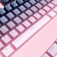 thumbnail image 4 of Gieenan Gradients Orange Black PBT Keycap Set with Shine Through Characters, Double Shot OEM Profile Key for Mechanical Keyboards, 4 of 13