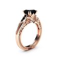 thumbnail image 2 of 2 piezas de anillos de circón cuadrado degradado natural de moda con microengaste de diamante completo para dedo de mujer (talla L), 2 of 5
