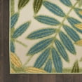 thumbnail image 5 of Nourison Aloha Indoor/Outdoor Green Multicolor 7'10" x 10'6" Area Rug (8x11), 5 of 9