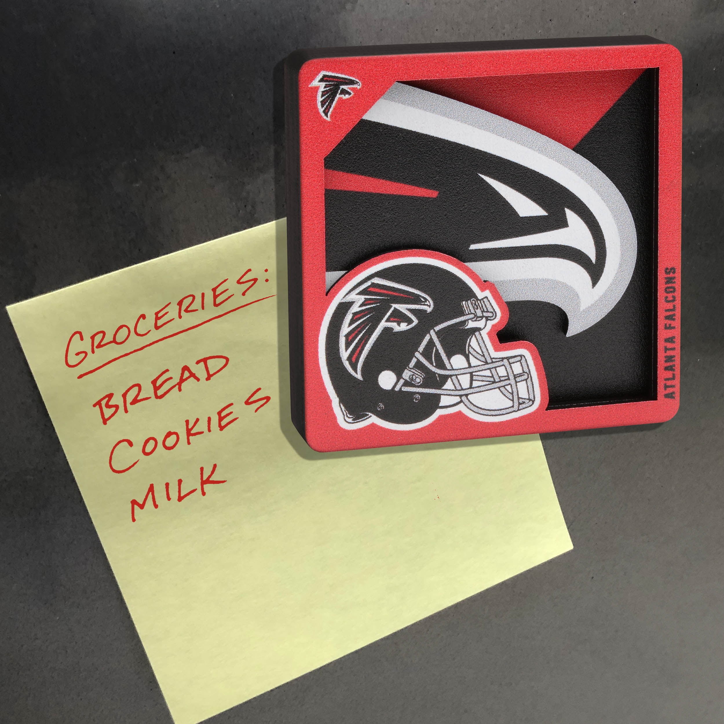 YouTheFan NFL Atlanta Falcons 3D Logo Series Magnet