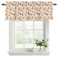 thumbnail image 2 of 2 Pack Valances for Windows, Autumn Maple Leaves Window Valances for Living Room/Bedroom/Bathroom, Farmhouse Falling Leaf Plants Light Filtering Kitchen Curtain Valance Window Treatment 60"W x18" L, 2 of 9