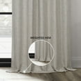 thumbnail image 5 of HPD Half Price Drapes Oatmeal Faux Linen Room Darkening Curtains for Bedroom & Living Room Curtains (1 Panel), Window Curtains 63 inches long, Rod Pocket curtains & drapes, 50W X 63L, 5 of 9