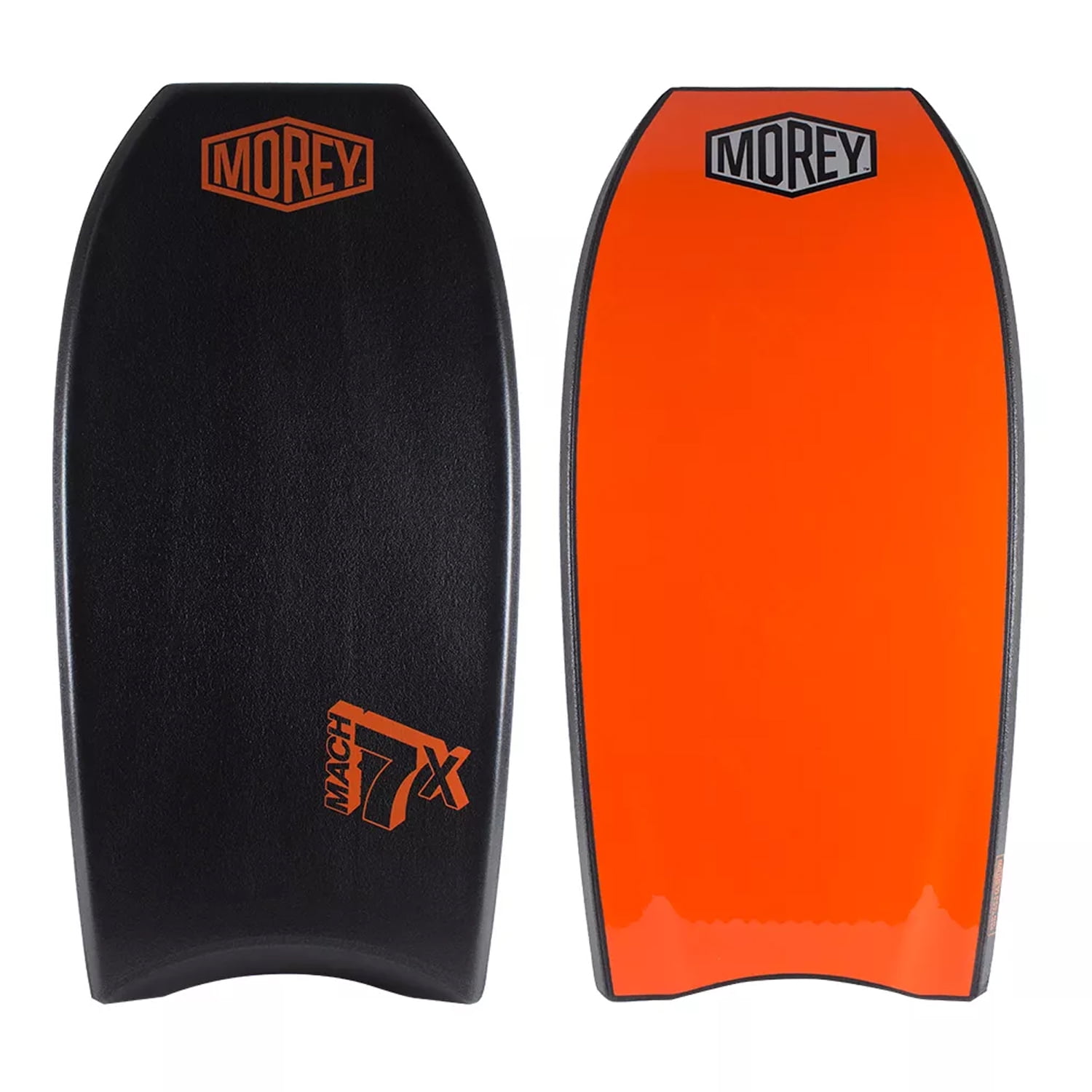 Morey Bodyboard Mach 7X 41.5 Bodyboard Black deck, Black rails