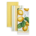 thumbnail image 2 of Martha Stewart Lots of Lemons Kitchen Towel Cotton Kitchen Towel Set, Multicolor, 3 Piece, 2 of 5