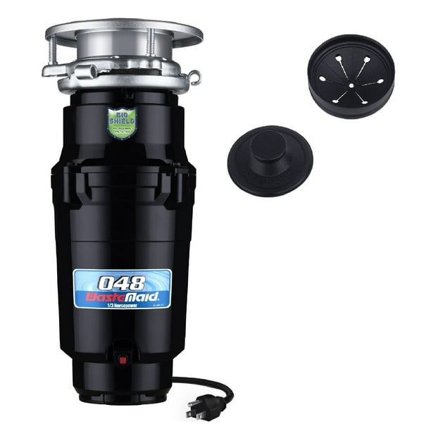 Waste Maid 1/3 HP Garbage Disposal, Includes Attached Power Cord 10US