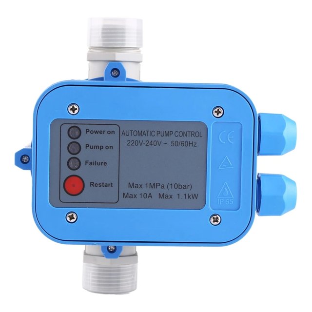 Riwesomey Controlador de presión automático del interruptor de presión de la bomba de agua autocebante negro de 220v Artesanía No.1 Riwesomey TO005632-01