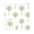 thumbnail image 2 of Harry & Grace Green Tea Montgomery Palm Peel and Stick Wallpaper, 2 of 9