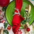thumbnail image 4 of Napkin Rings，Christmas, Holidays, Thanksgiving, 4 of 5